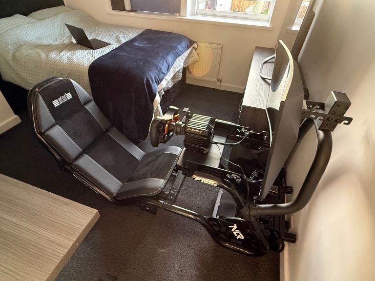 NLR F-GT Pro Black Edition Cockpit + Fantec CSL 8NM McLaren GT3 Bundle + Clubsport v3 Pedals  