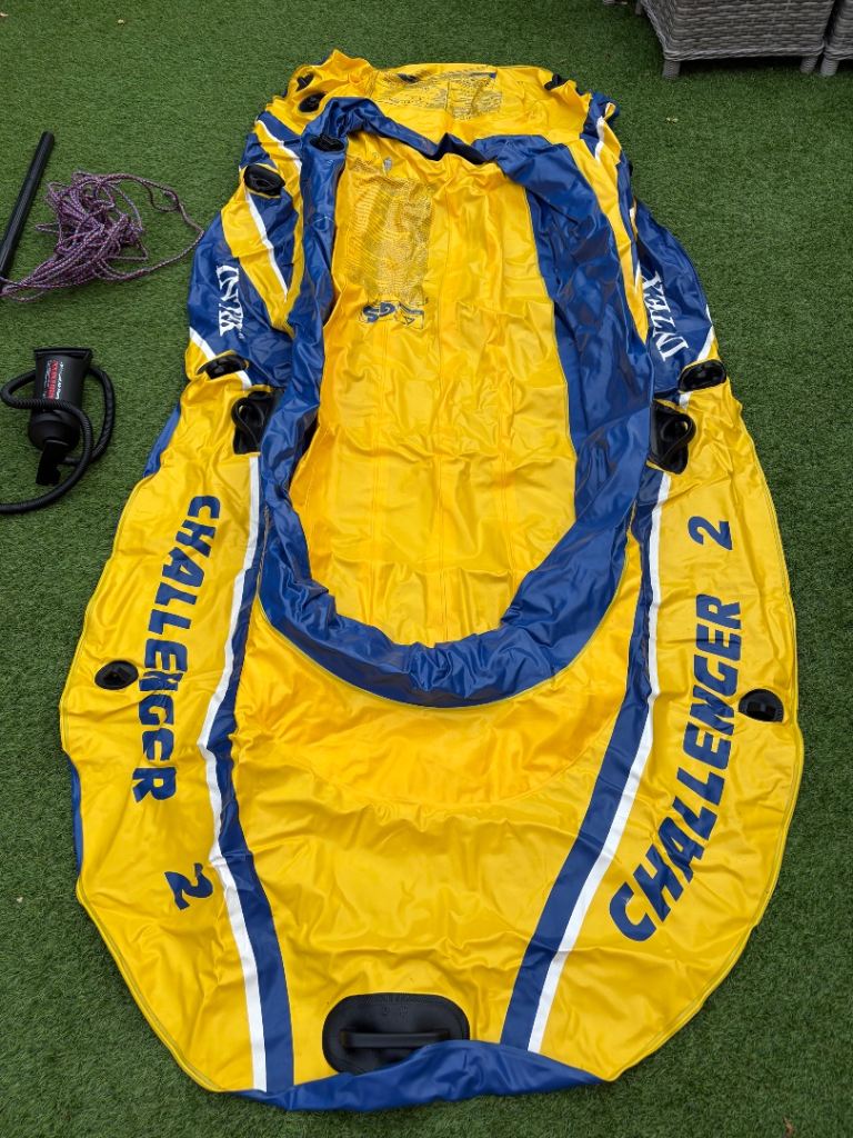 Intex Challenger 2 Inflatable Boat Set – Good Condition