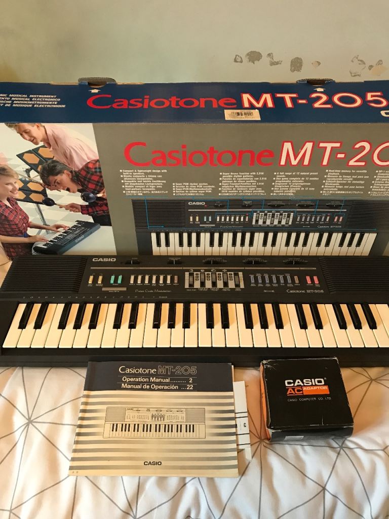 CASIOTONE MT-205 Vintage Keyboard 
