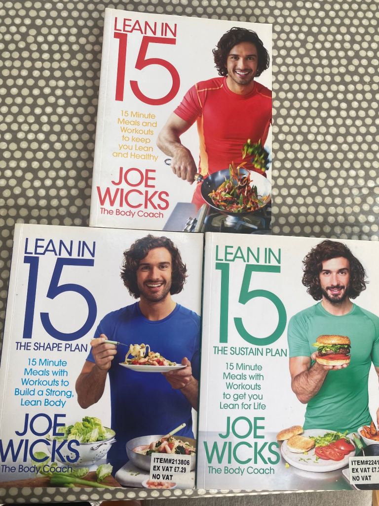 Joe Wickes - Lean in 15 cookbooks x 3