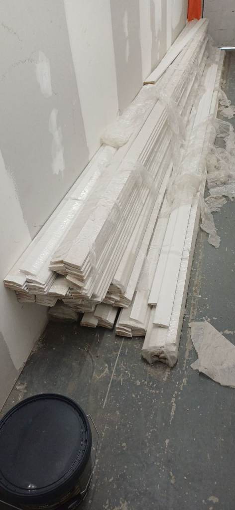 Chamfered door and window facings