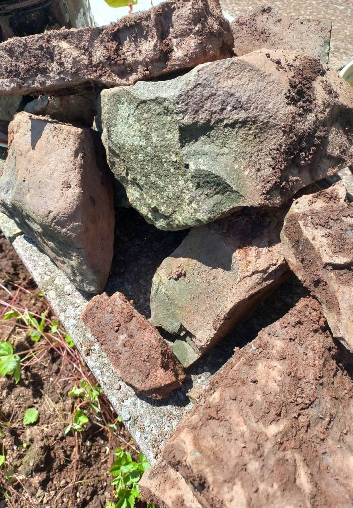 Paving slabs and stones