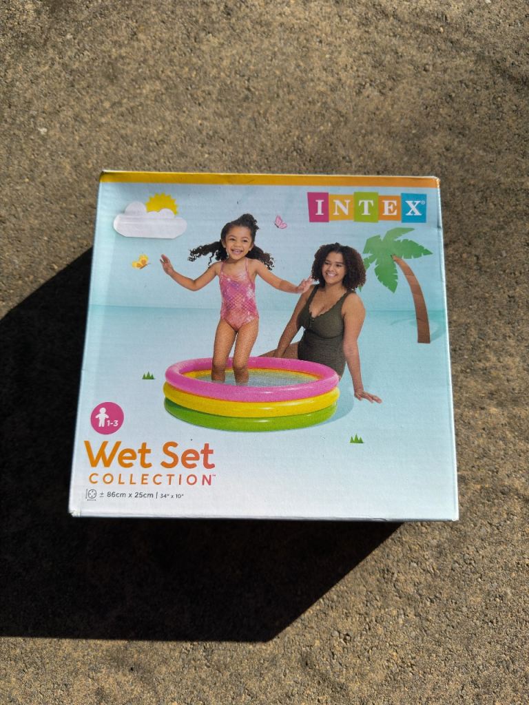 INTEX Sunset Glow Baby Pool, Multicoloured