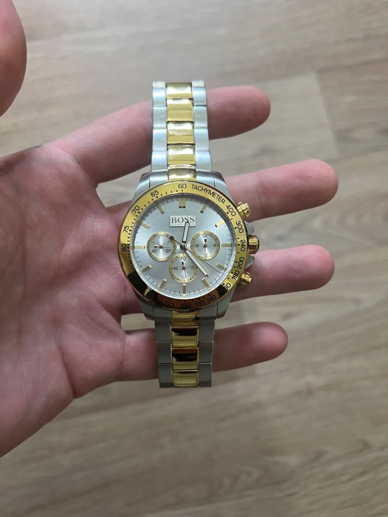 Hugo Boss watch two toned silver/gold
