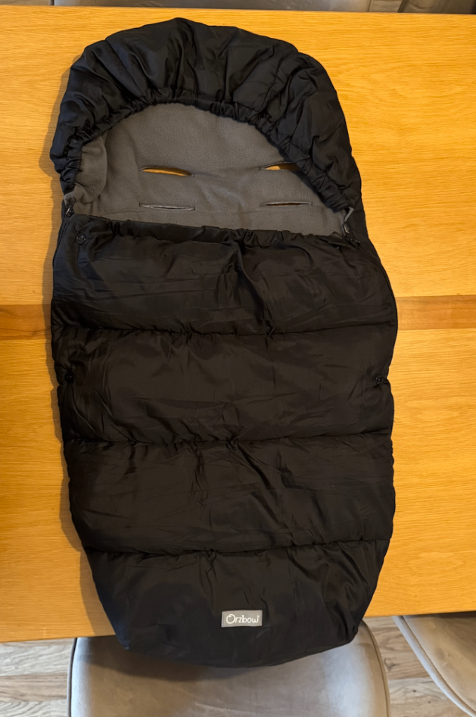 Orzbow Universal Footmuff – Black – Good as New