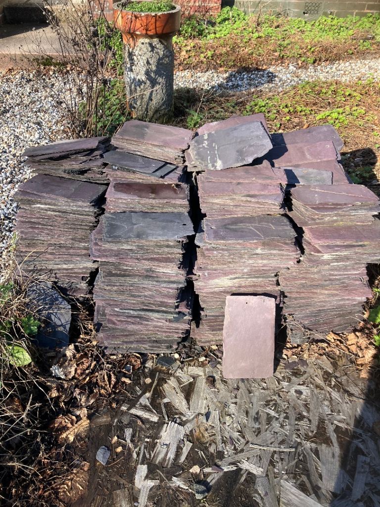 Welsh slate roof slates
