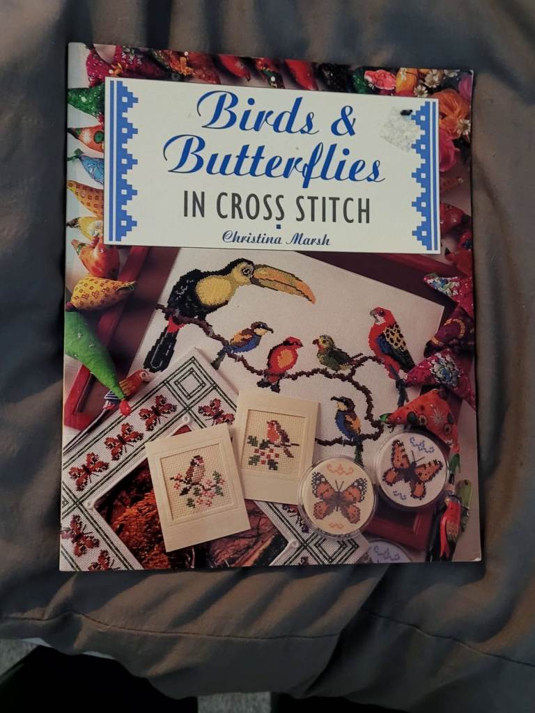 Birds & Butterflies In Cross Stitch Book Christina Marsh Merehurst