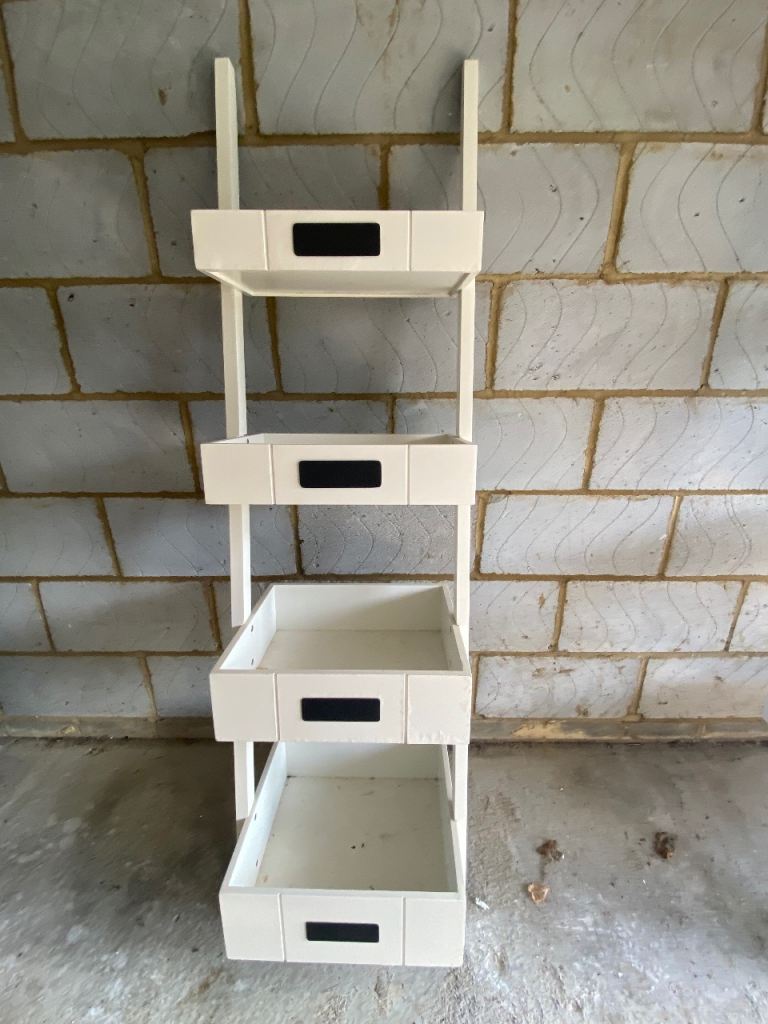 John Lewis White Storage Unit