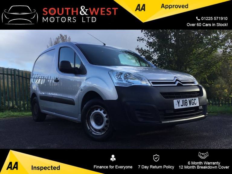 2018 Citroen Berlingo 1.6 BlueHDi 625Kg LX 75ps PANEL VAN Diesel Manual