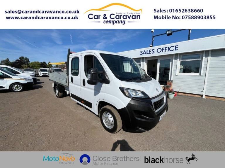 2022 71 PEUGEOT BOXER 2.2 BLUEHDI 335 BUILT FOR BUSINESS DROPSIDE DOUBLE CAB 4DR