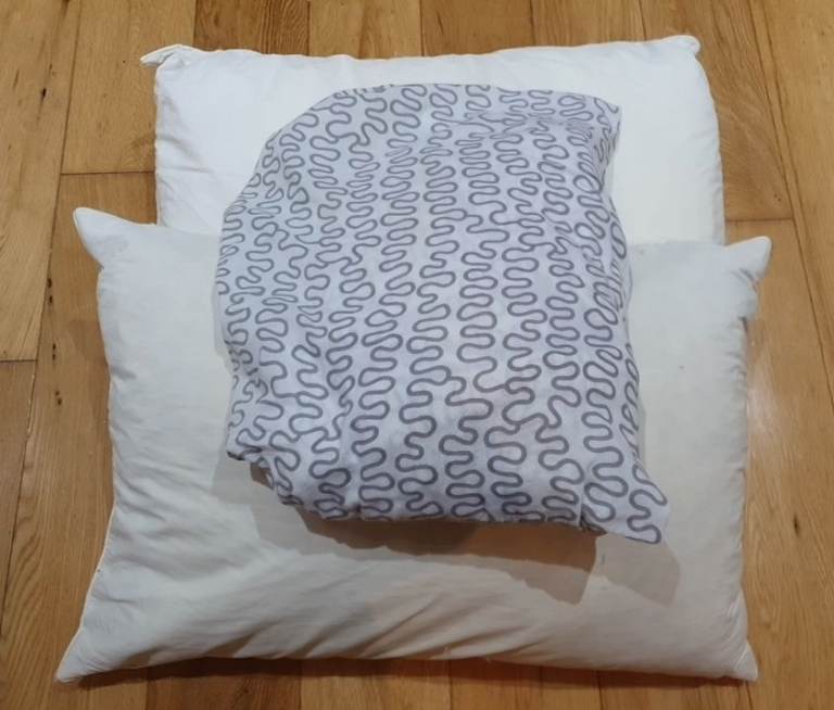 Pillows and Ikea duvet set