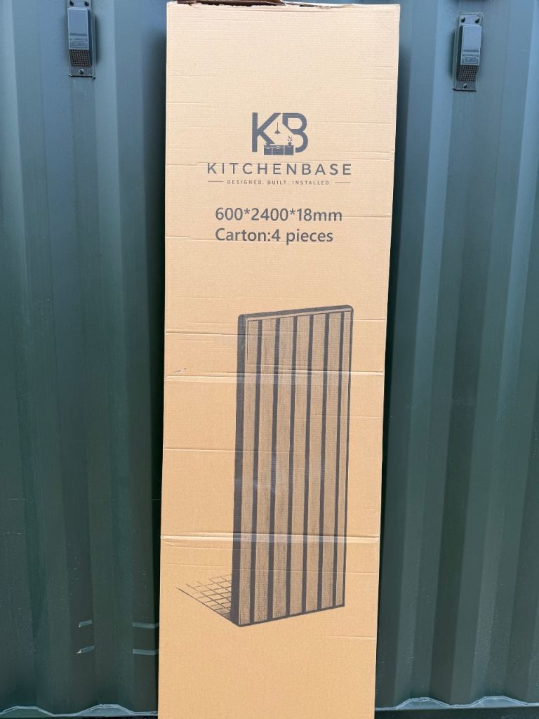KITCHENBASE Fluted Wall Panels - New, Various Colours, £20.00 for Sale