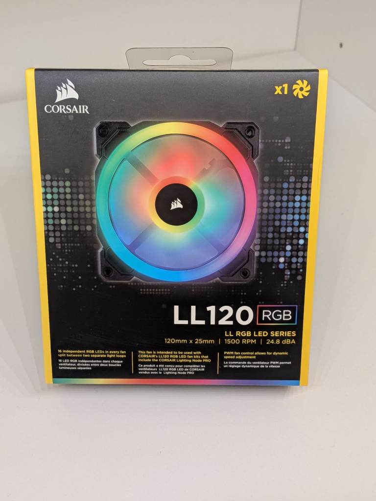 Corsair LL120 RGB Dual Light Loop PWM Desktop Computer Fan