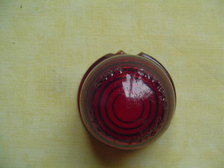 Lucas rear light lens