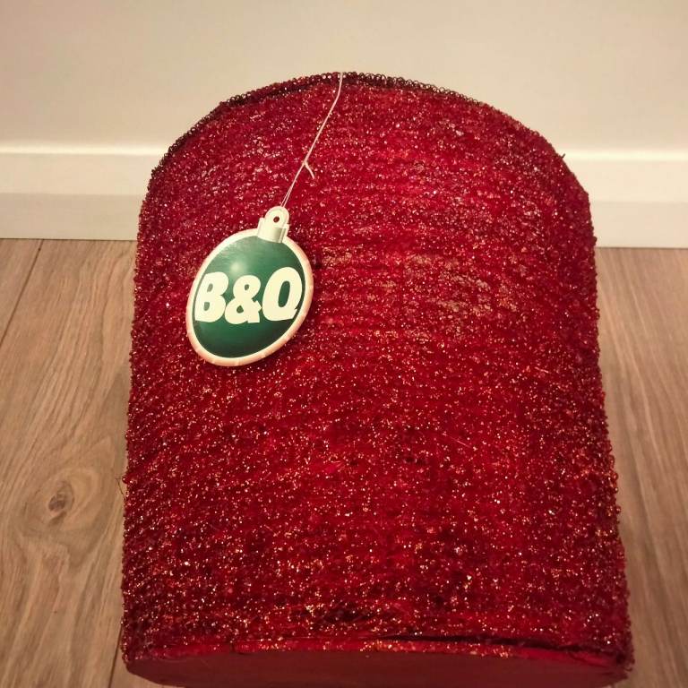 Brand new Christmas tree beaded bucket bought from B&Q