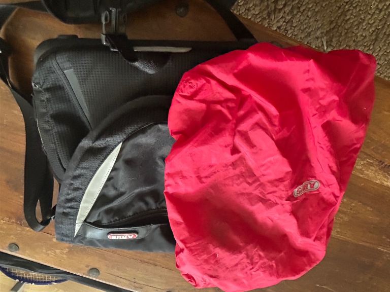Abus bike pannier bag and rain cover 