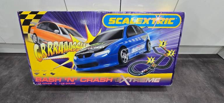 Scalextric Bash n Crash Set- All Tested