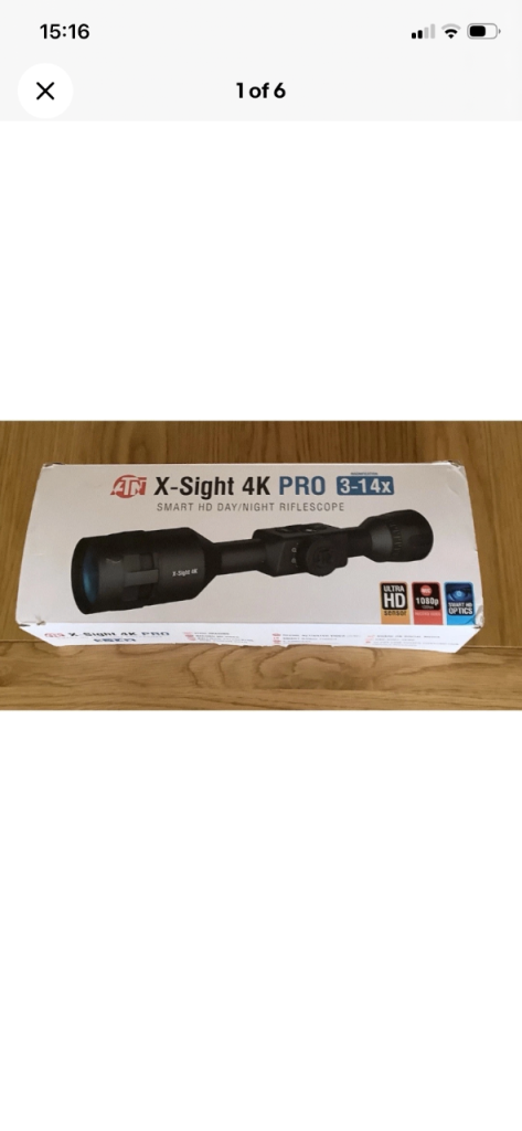ATN X-sight 4k pro day night scope paired with abl1000