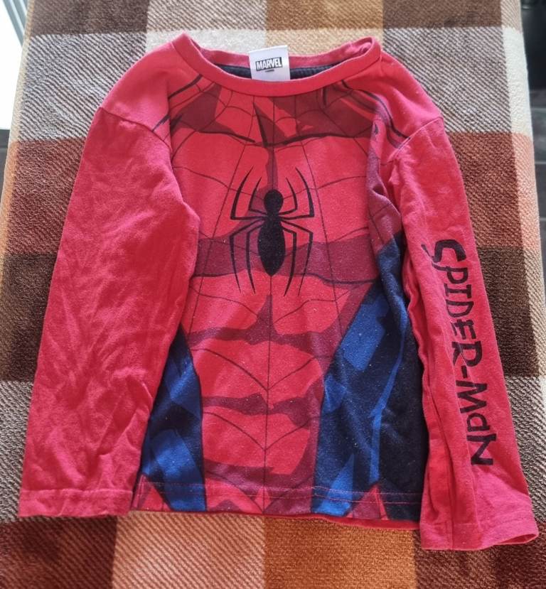 Marvel Spider-Man Pyjamas Set - Red/Blue, Age 3-4 Years