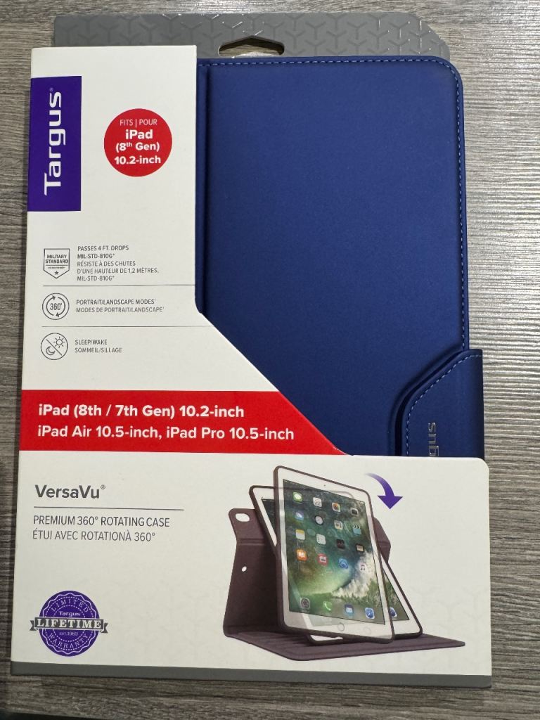 TARGUS TABLET CASE BLUE BRAND NEW 