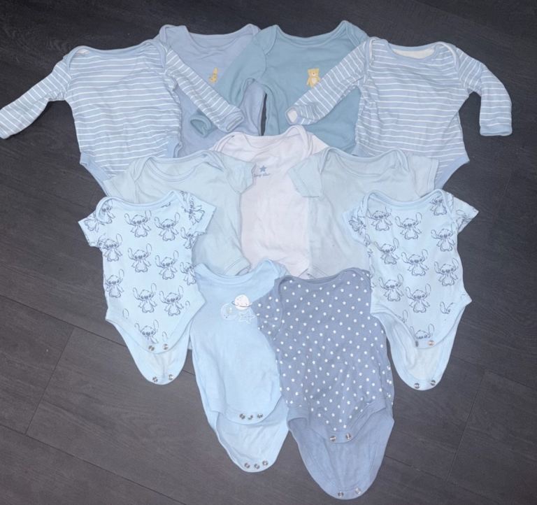 Bundle of baby clothes