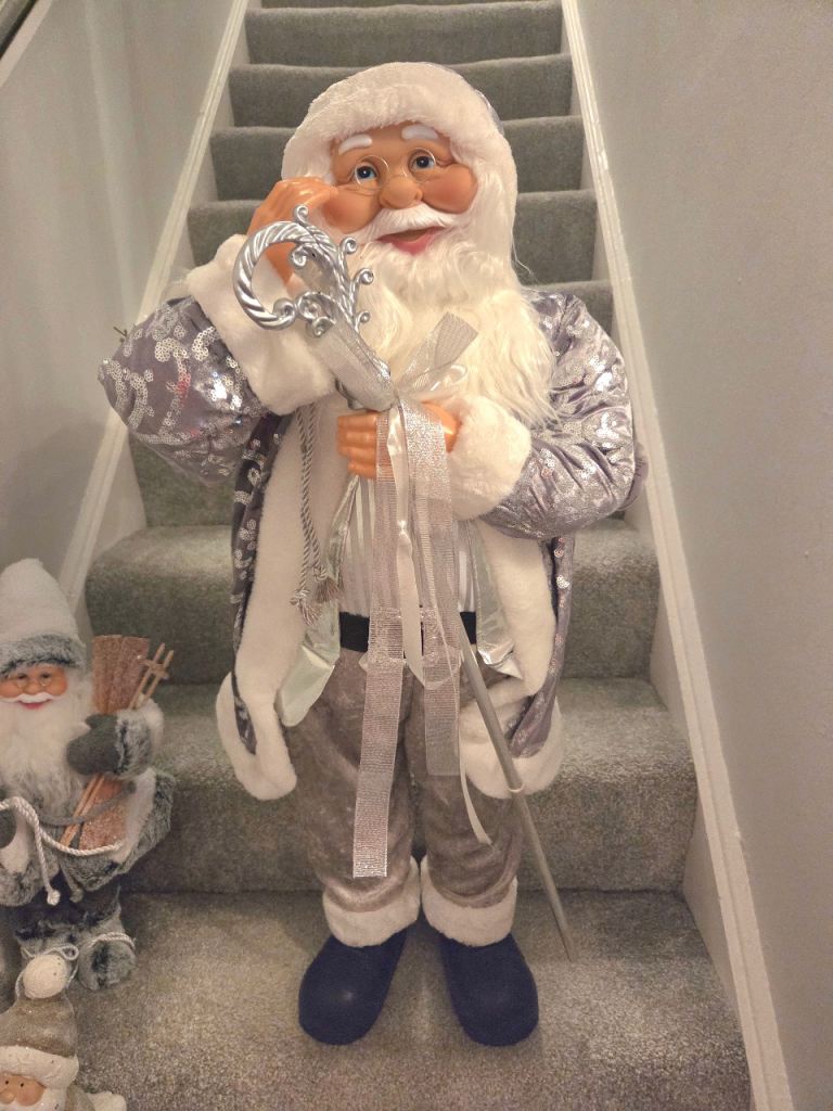 Large Standing Santa Xmas decoration