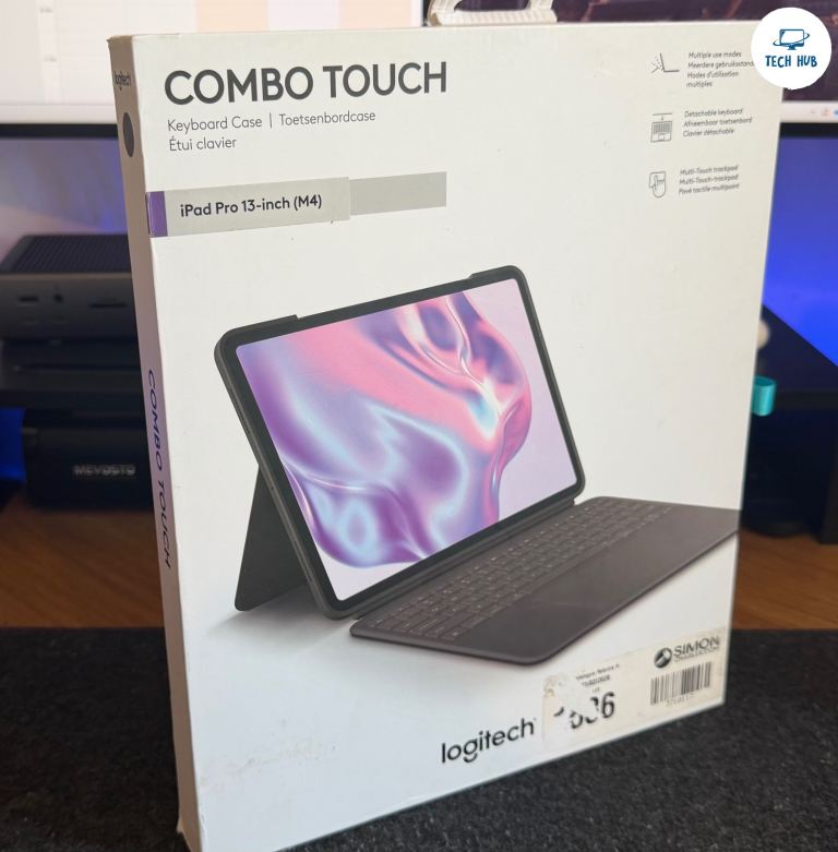 Logitech Combo Touch iPad Pro 13" M4 M5 Keyboard Case Trackpad Graphite