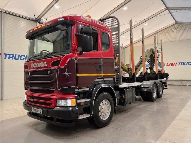Scania R450 6x4 Sleeper Timber Log Carrier Manual