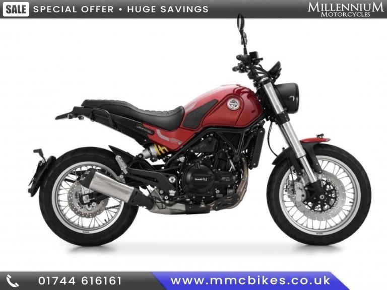 Benelli Leoncino 500 Trail A2 Retro Motorcycle Naked NEW 2024 74 Plate Pre Re...