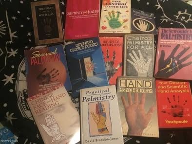 Palmistry Books JobLot Bargain 
