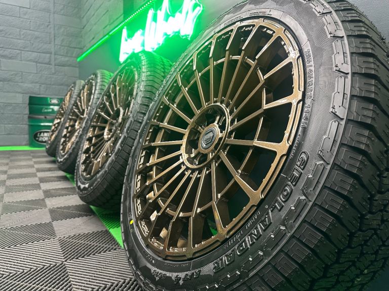 22” Urban WX-3 Bronze Alloy Wheels - Land Rover Defender 90 / 110 L663 & NEW Yokohama AT’s!