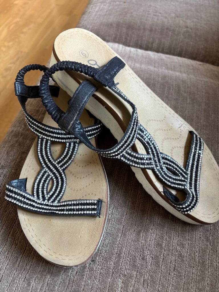 Black sandals
