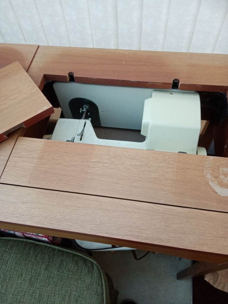 Sewing machine plus I build table
