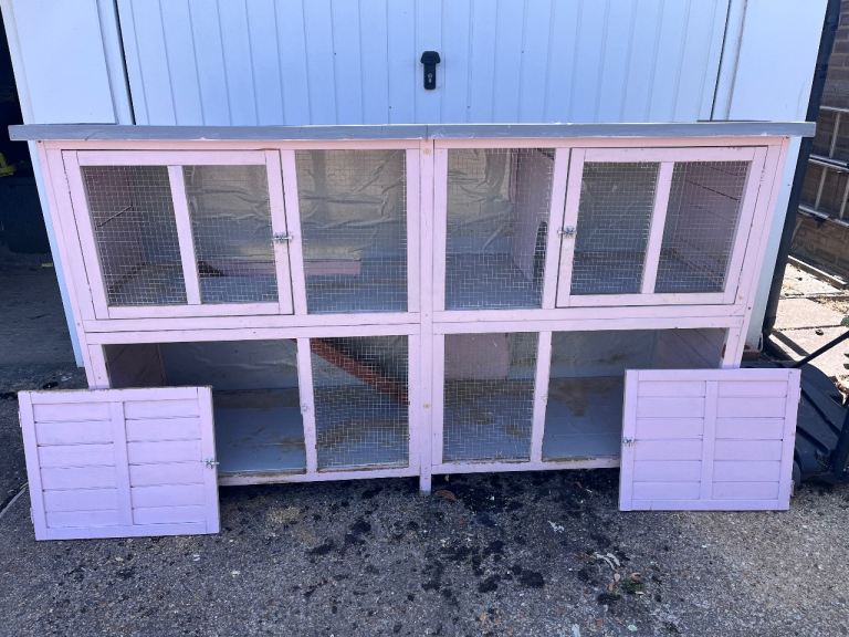 6ft guinea pig hutch and thermal cover 
