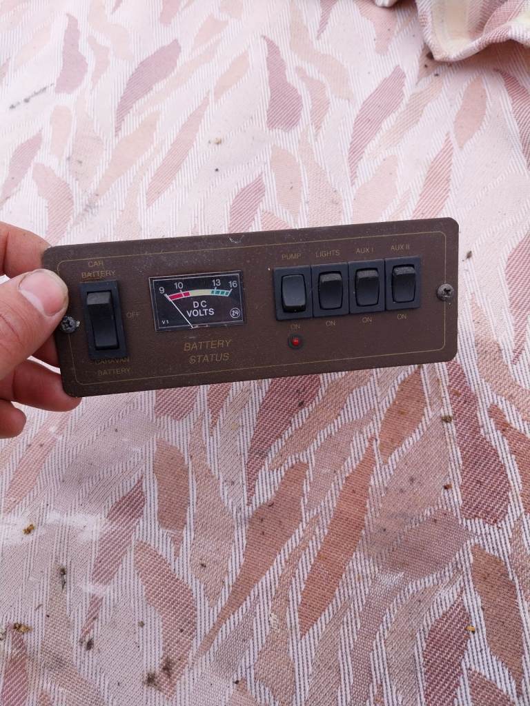Caravan switch panel 