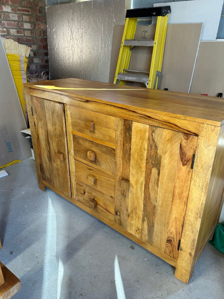 Mango wood sideboard 