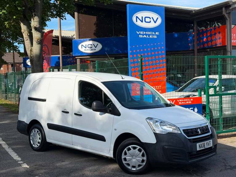 2018 Peugeot Partner BLUE HDI S L2 LWB NO VAT Panel Van Diesel Manual