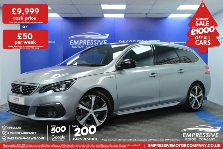 2019 19 PEUGEOT 308 SW 1.5 BLUEHDI GT LINE ESTATE 5DR DIESEL MANUAL EURO 6 (S/S)