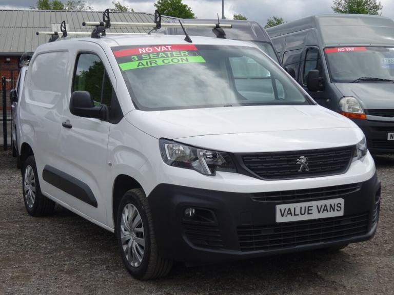 2021 Peugeot Partner PROFESSIONAL L1 1.5 BLUEHDI **EURO 6** [A/C] - FSH Panel Van Diesel Manual