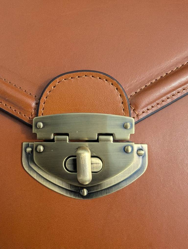 Jo Totes Johansen Siena Leather Camera Bag Tan Satchel Handbag BNWT