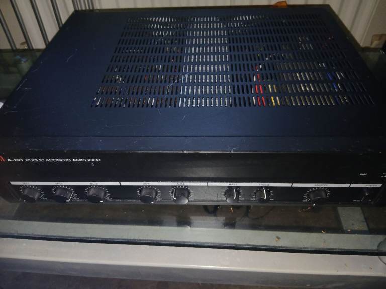 A-800 Public Address Amplifier spare and repair - Good Condition