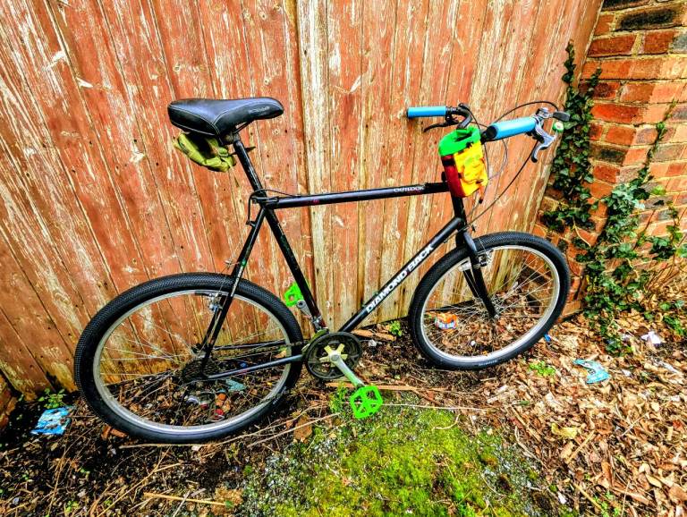 Diamondback outlook 90s MTB 23" XL restomod 26er gravel ATB mountain commuter cruiser bike