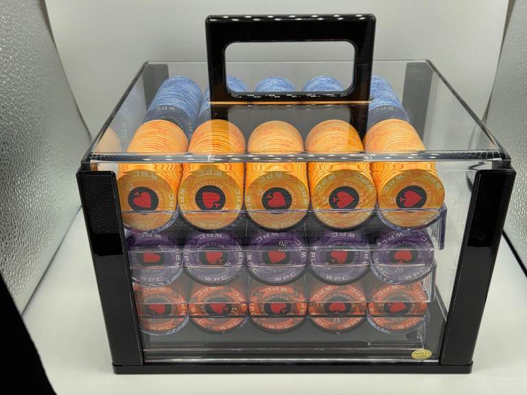 High Quality Casino Grade 10g Poker Chips - 600 Chips set