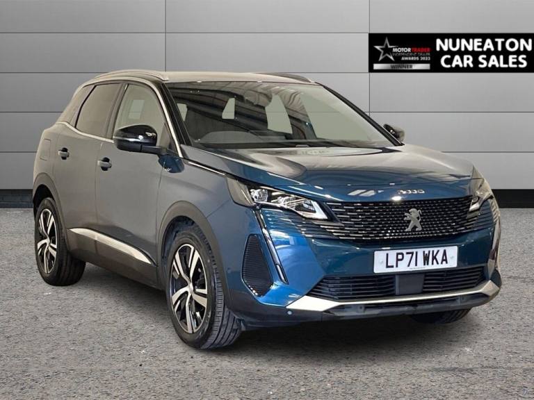 2022 Peugeot 3008 1.2 PureTech GT SUV 5dr Petrol Manual Euro 6 (s/s) (130 ps) HATCHBACK Petrol Ma...