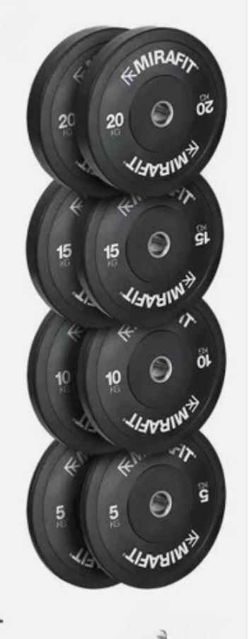 Mirafit M100 Power Rack with Barbell and Weights Set