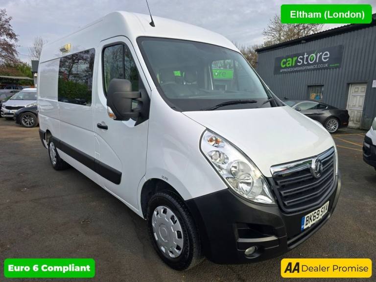 2019 Vauxhall Movano White Euro 6 WELFAIR UNIT WITH SIDE GLAZE  43,500 miles, 6-Speed Manual, A/ ...