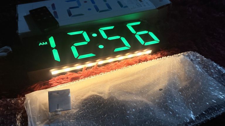 Digital LED wall clock 12” brand new