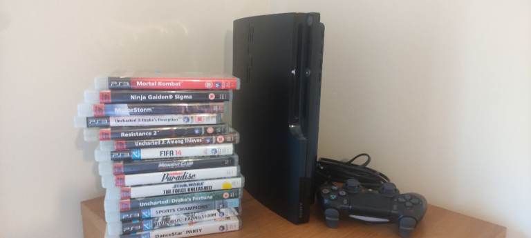 Playstation 3 Console, controller and Games Bundle 