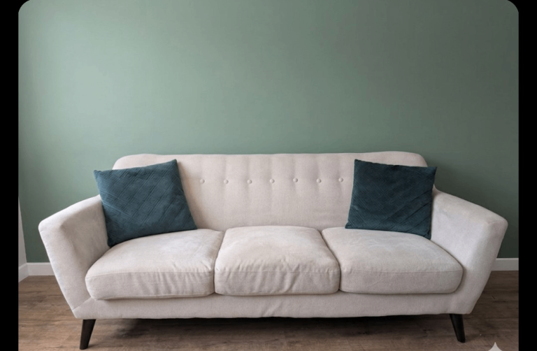 Grey stylish sofA + delivery available 