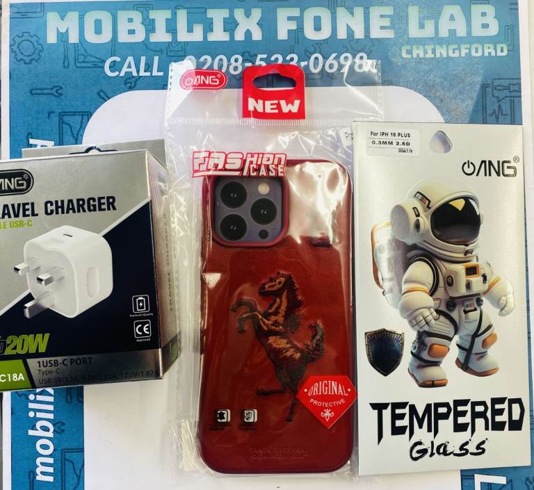 Special Offer iPhone 16 Series Cases + 20W USB-C Type C PD Fast Charging Plug & Tempered Glass